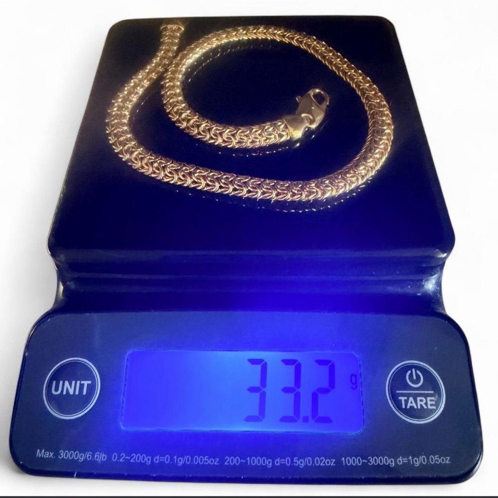 Solid 14k Gold Women's Byzantine choker- Elegant Everyday Jewelry